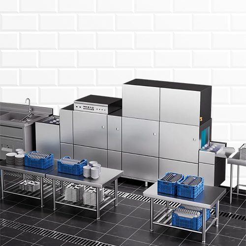 第四代商用洗碗机：平放式洗碗机的特点与应用