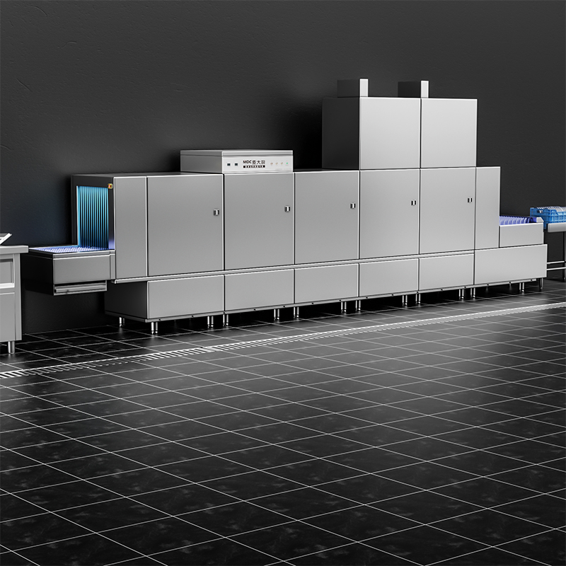 食堂全自动洗碗机的工作流程和步骤