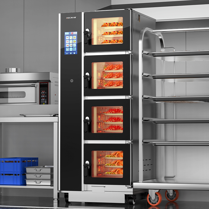 麦大厨ZKA19系列4柜组合触屏式商用万能蒸烤箱24.8kW